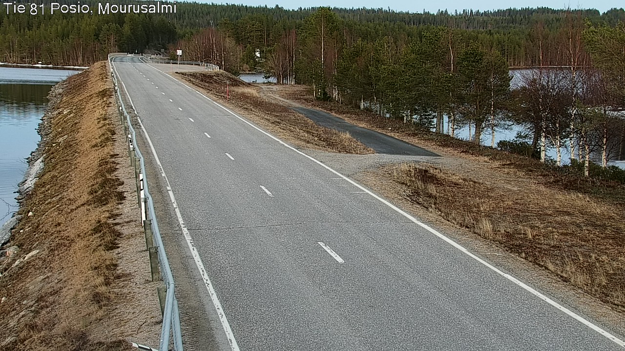 Kelikamerat Kuva Tie 81 Posio, Mourusalmi, Posio, Lappi
