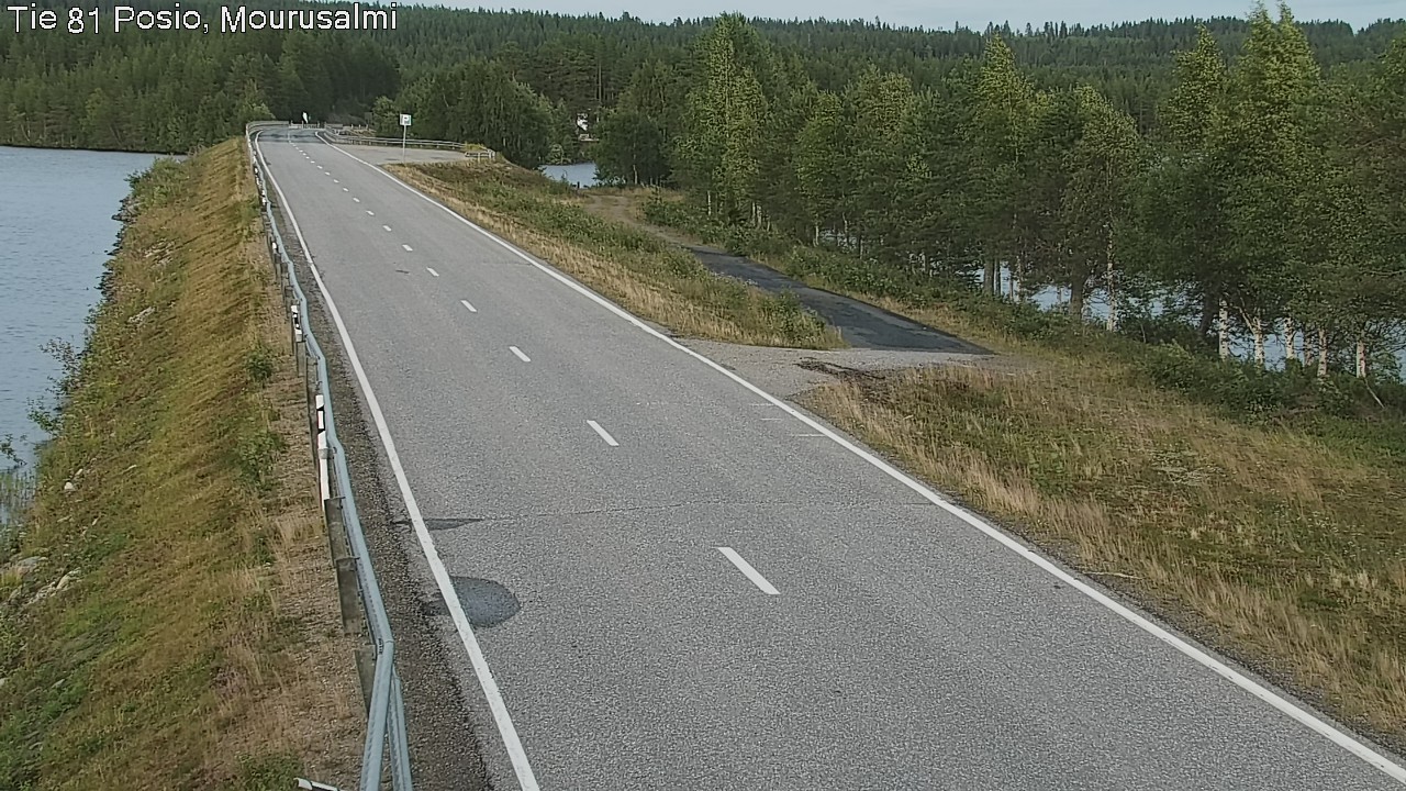 Kelikamerat Kuva Tie 81 Posio, Mourusalmi, Posio, Lappi