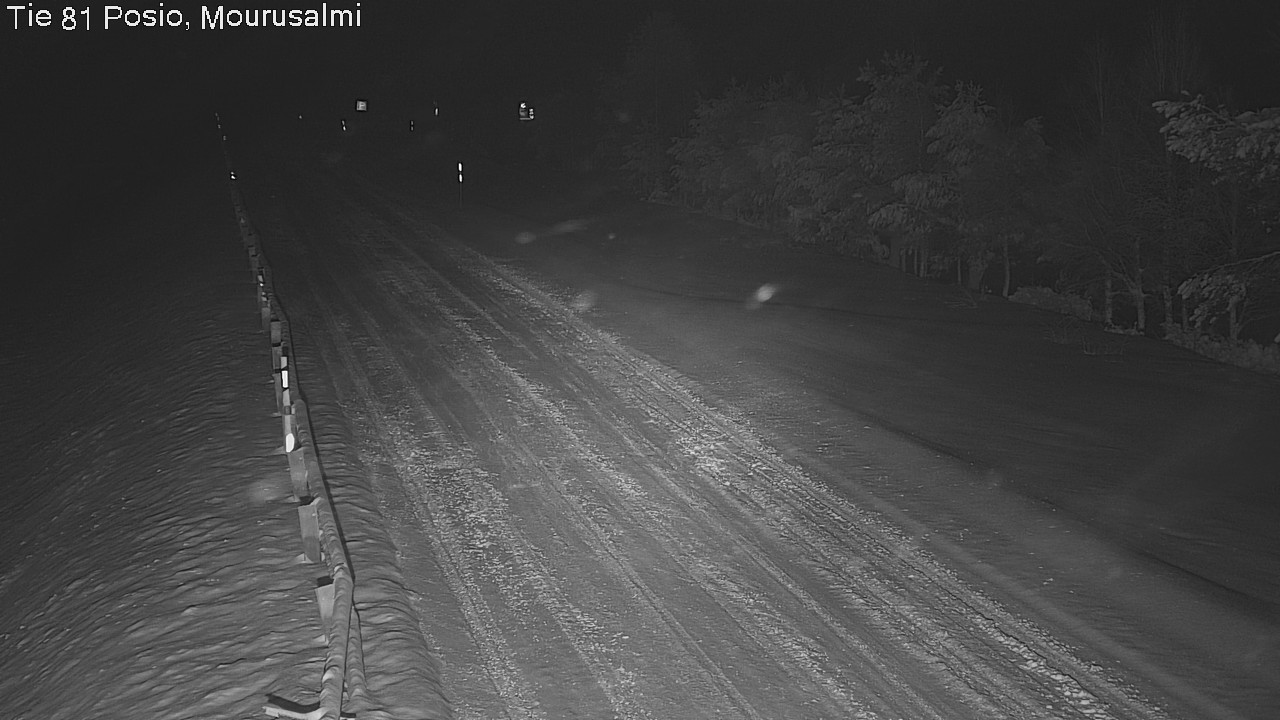 Weather Camera Image Väg 81 Posio, Mourusalmi, Posio, Lappi