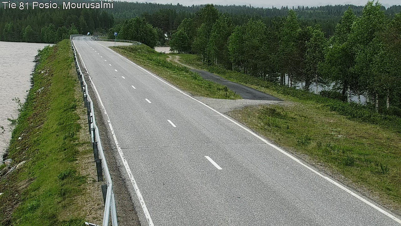 Kelikamerat Kuva Tie 81 Posio, Mourusalmi, Posio, Lappi