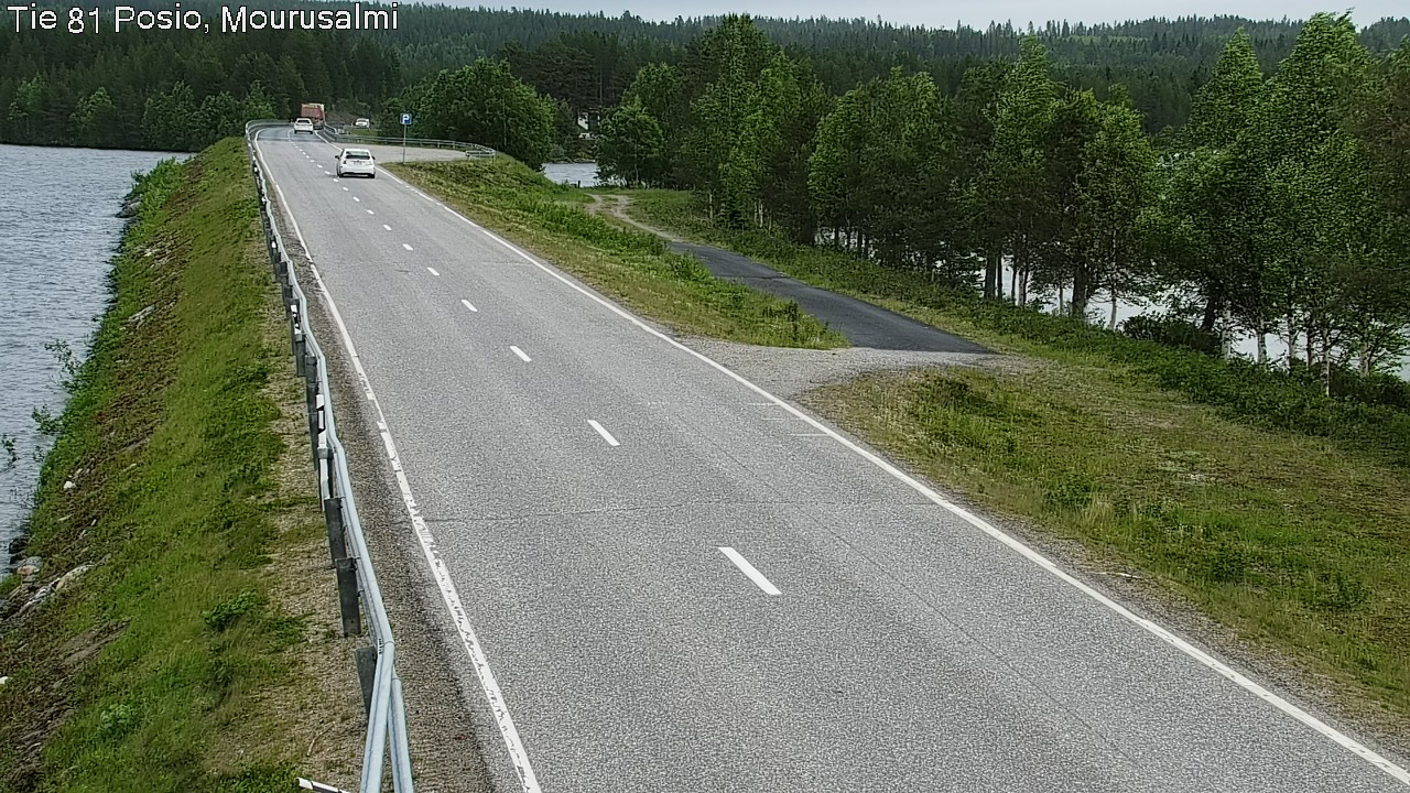 Weather Camera Image Väg 81 Posio, Mourusalmi, Posio, Lappi