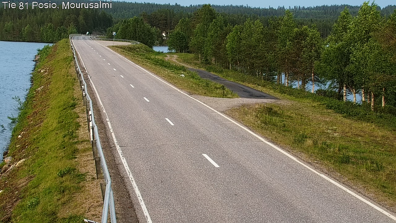 Kelikamerat Kuva Tie 81 Posio, Mourusalmi, Posio, Lappi
