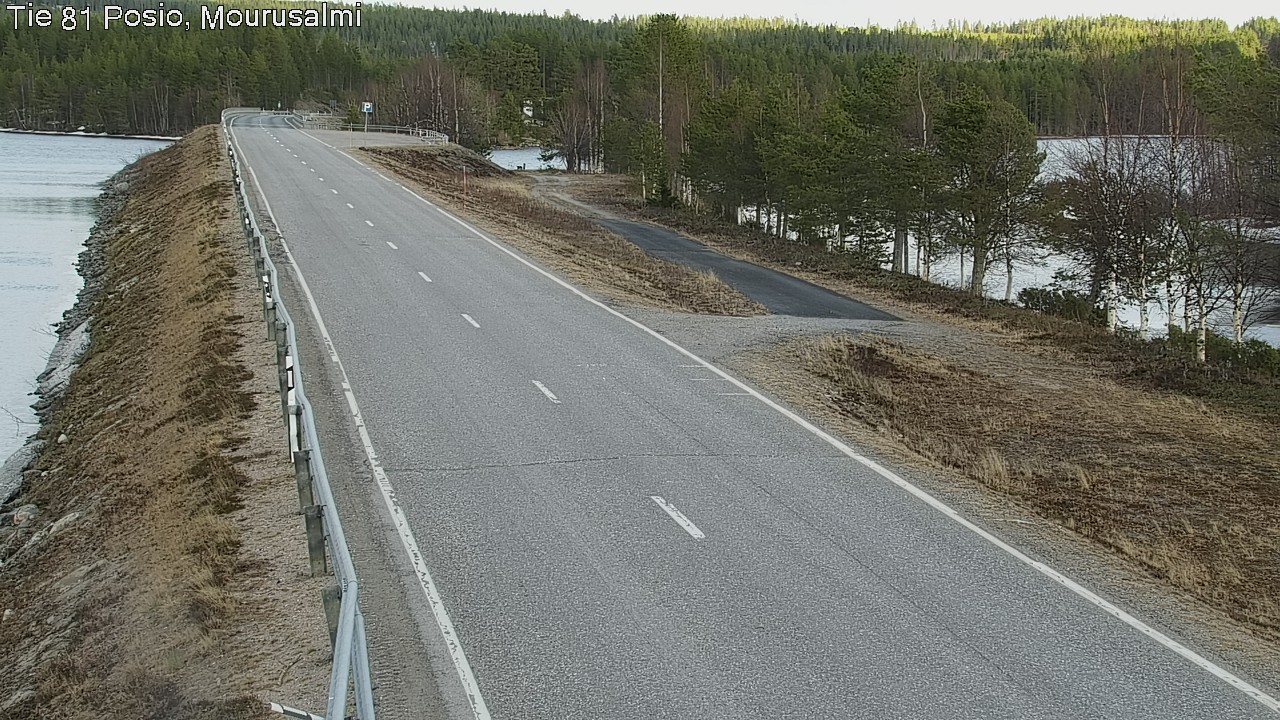 Kelikamerat Kuva Tie 81 Posio, Mourusalmi, Posio, Lappi