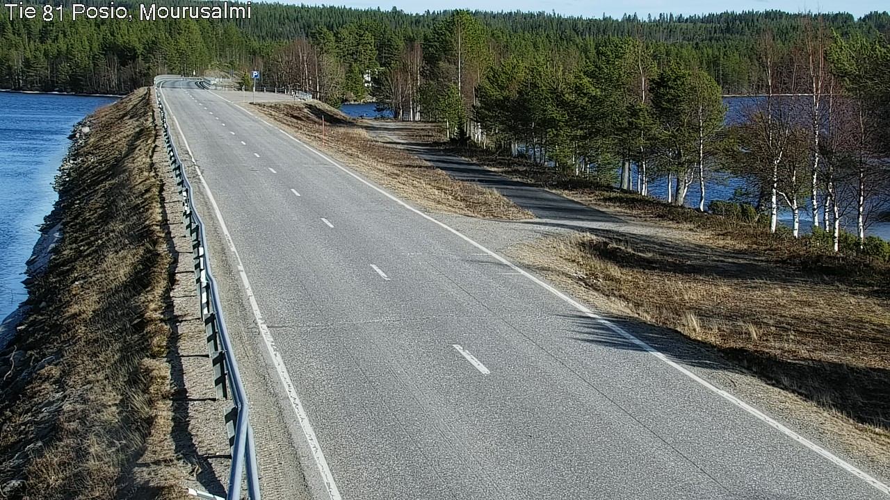 Kelikamerat Kuva Tie 81 Posio, Mourusalmi, Posio, Lappi
