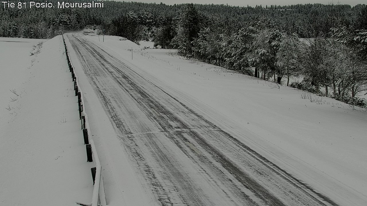Kelikamerat Kuva Tie 81 Posio, Mourusalmi, Posio, Lappi