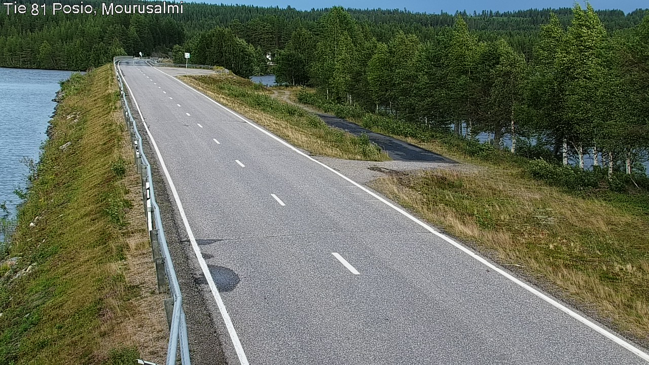 Kelikamerat Kuva Tie 81 Posio, Mourusalmi, Posio, Lappi