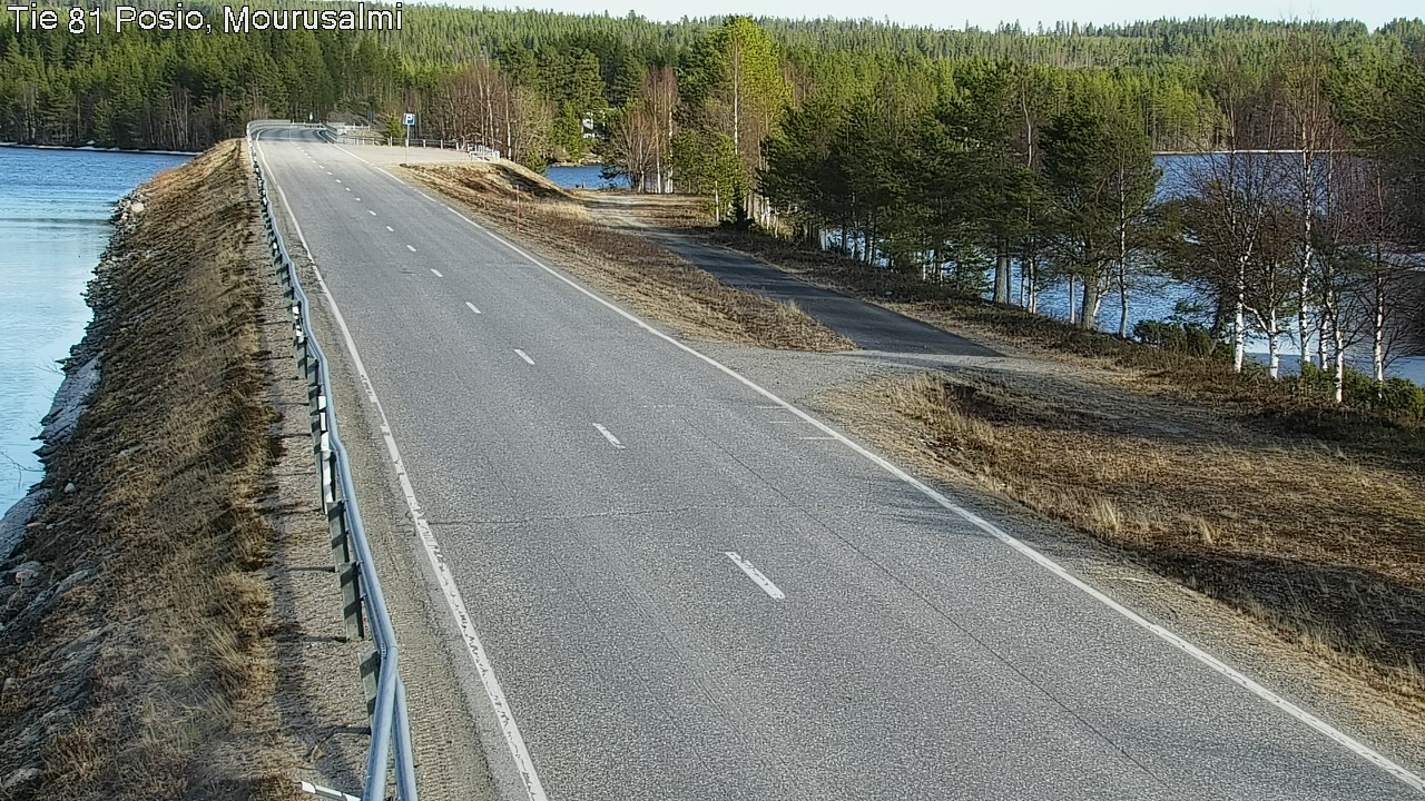 Kelikamerat Kuva Tie 81 Posio, Mourusalmi, Posio, Lappi
