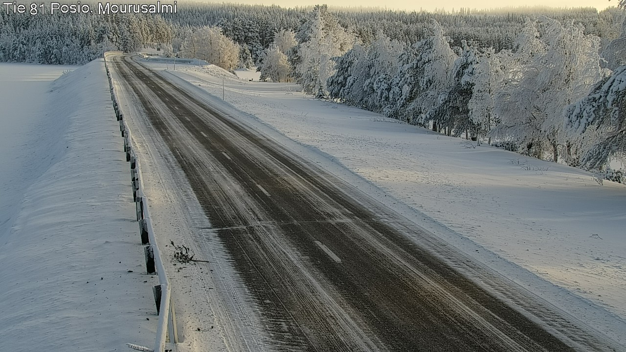 Weather Camera Image Road 81 Posio, Mourusalmi, Posio, Lappi