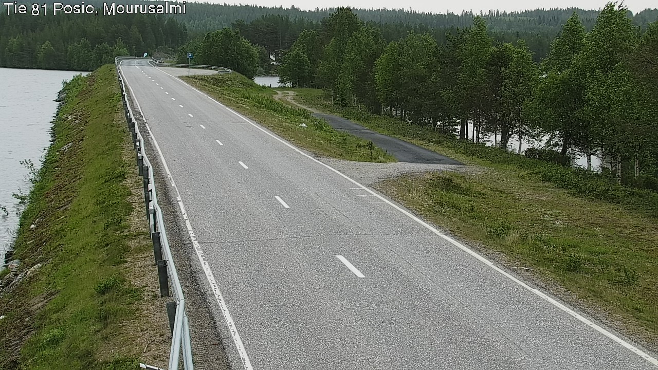 Kelikamerat Kuva Tie 81 Posio, Mourusalmi, Posio, Lappi