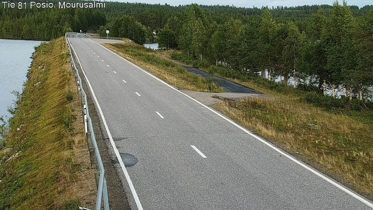 Kelikamerat Kuva Tie 81 Posio, Mourusalmi, Posio, Lappi