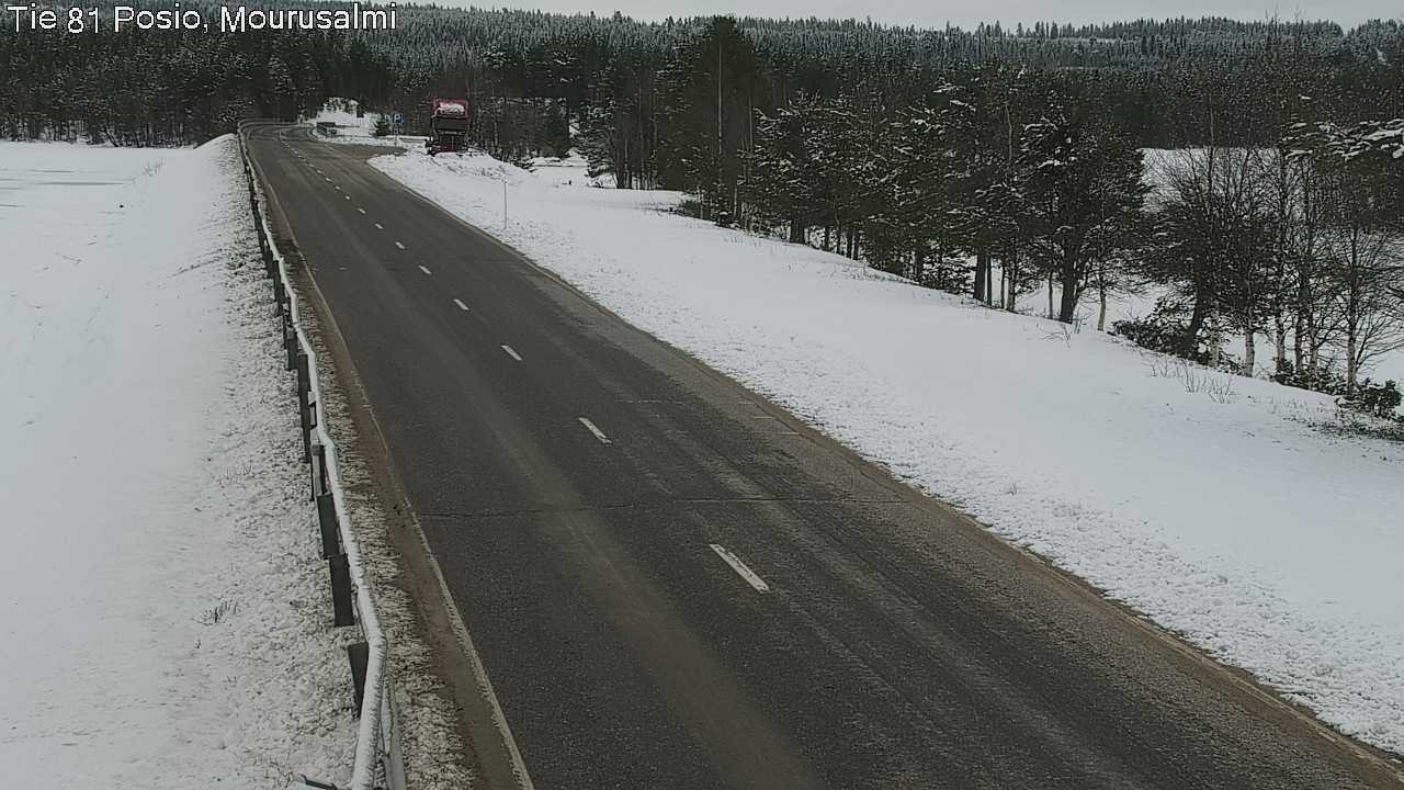 Kelikamerat Kuva Tie 81 Posio, Mourusalmi, Posio, Lappi