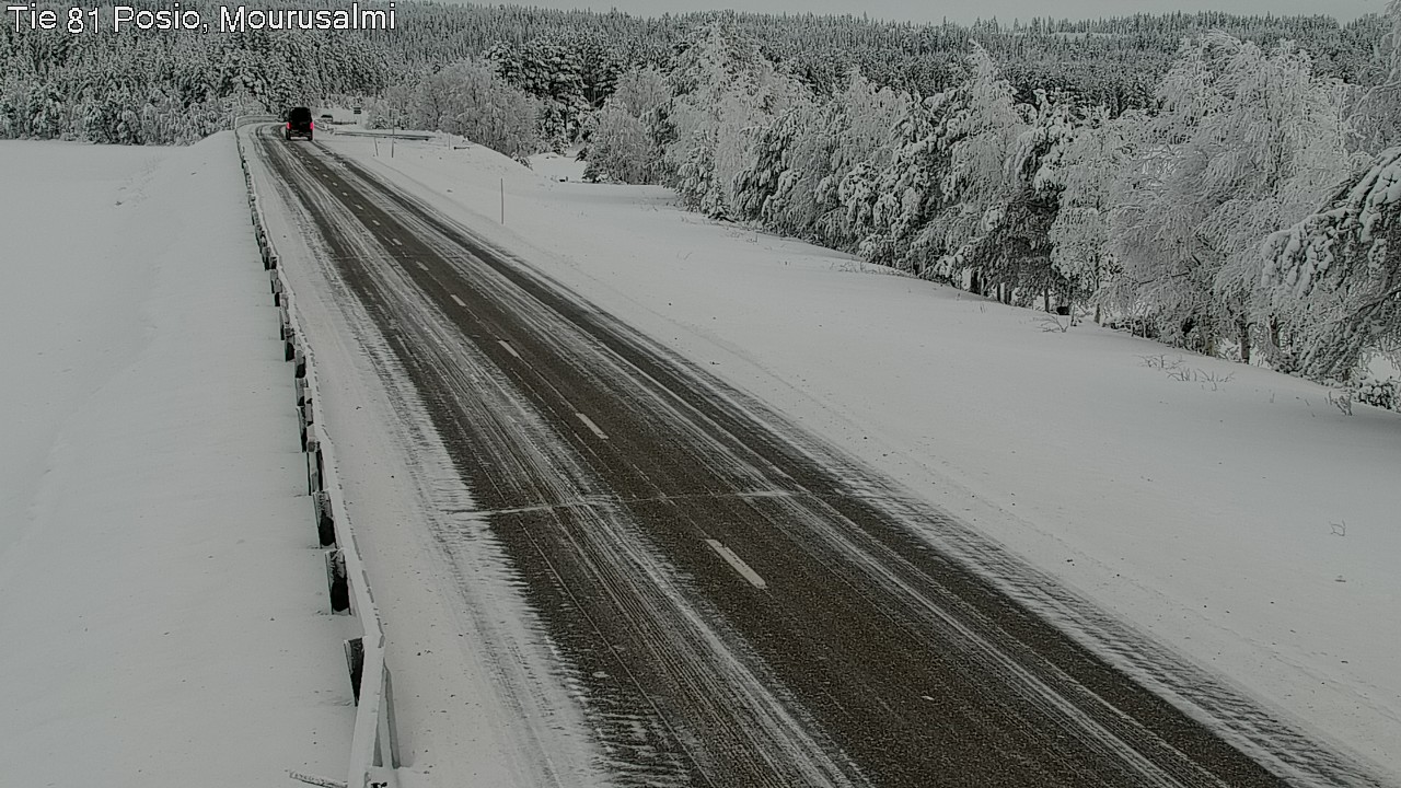 Kelikamerat Kuva Tie 81 Posio, Mourusalmi, Posio, Lappi