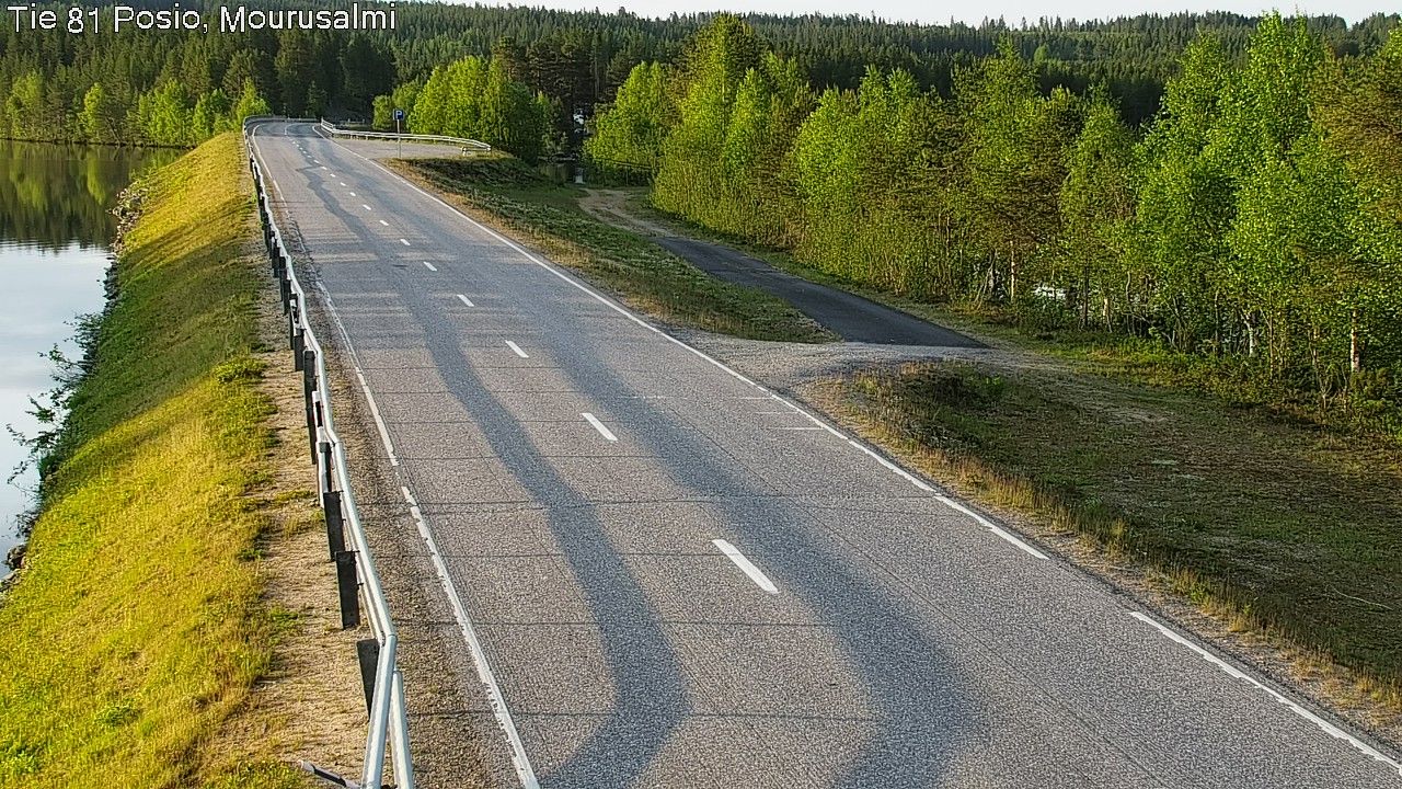 Weather Camera Image Road 81 Posio, Mourusalmi, Posio, Lappi
