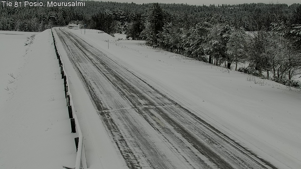 Kelikamerat Kuva Tie 81 Posio, Mourusalmi, Posio, Lappi