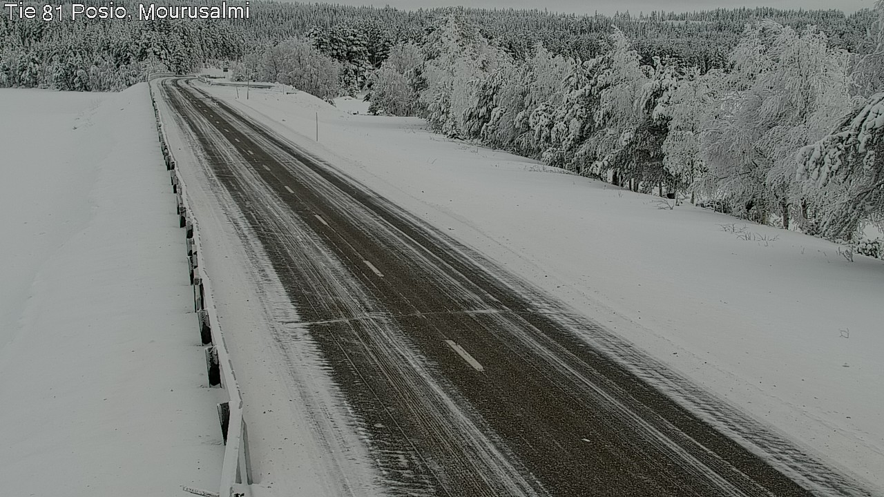 Kelikamerat Kuva Tie 81 Posio, Mourusalmi, Posio, Lappi