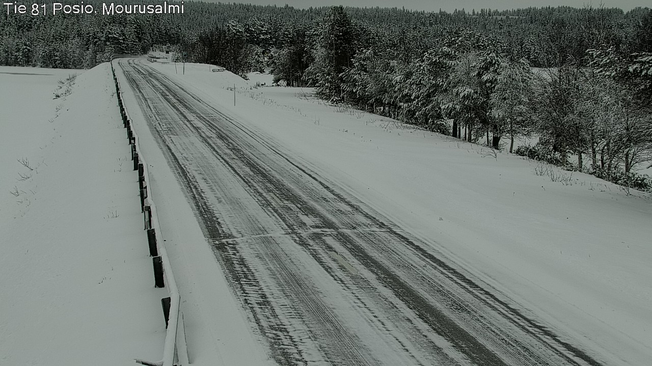 Kelikamerat Kuva Tie 81 Posio, Mourusalmi, Posio, Lappi