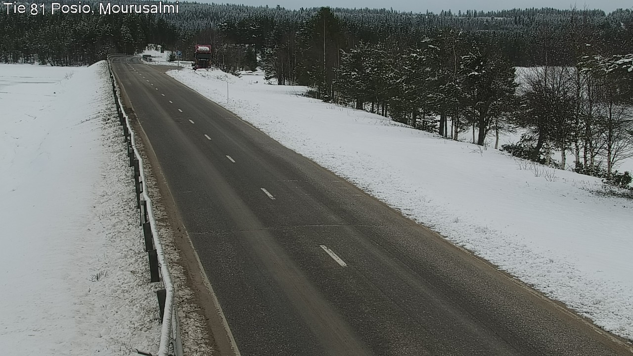 Kelikamerat Kuva Tie 81 Posio, Mourusalmi, Posio, Lappi