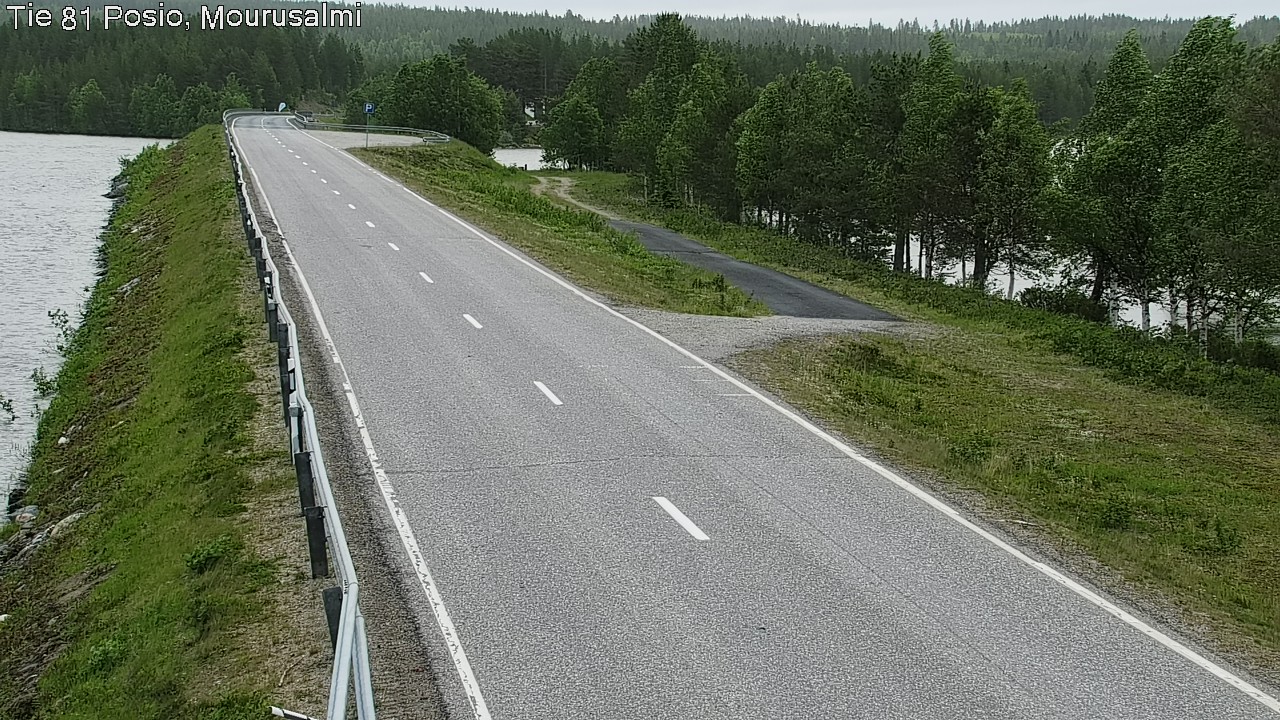 Kelikamerat Kuva Tie 81 Posio, Mourusalmi, Posio, Lappi