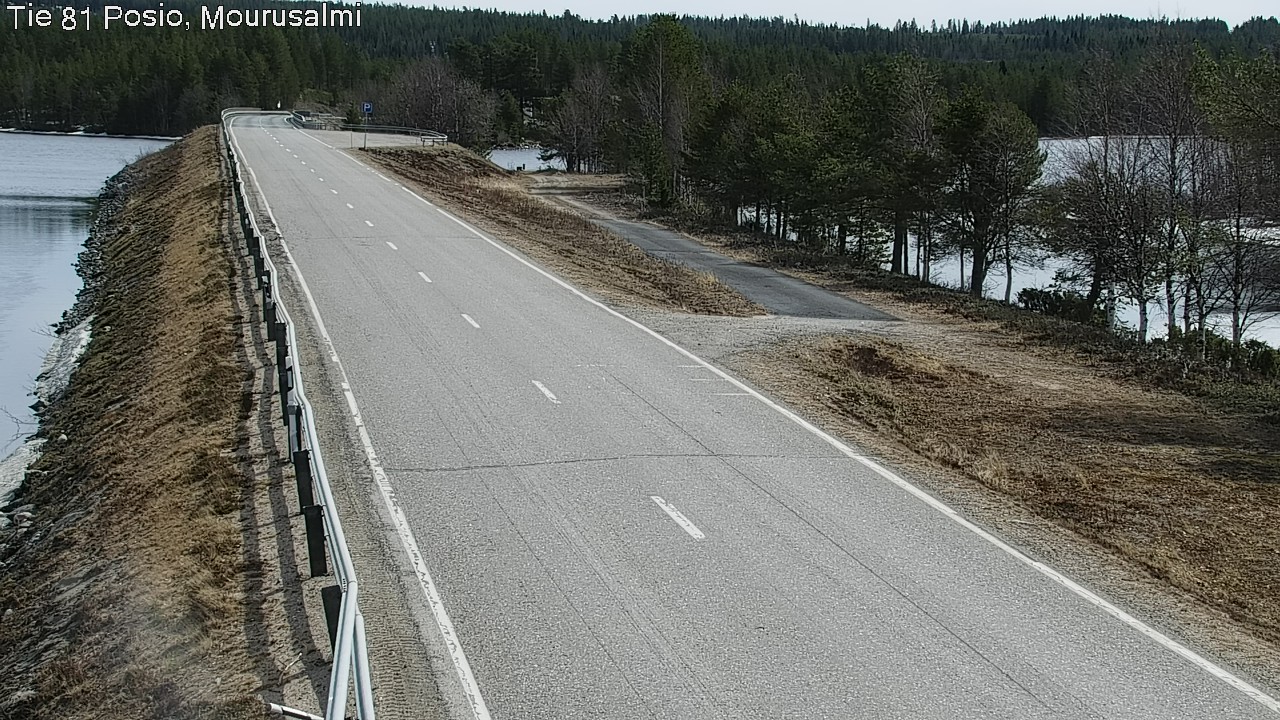 Kelikamerat Kuva Tie 81 Posio, Mourusalmi, Posio, Lappi