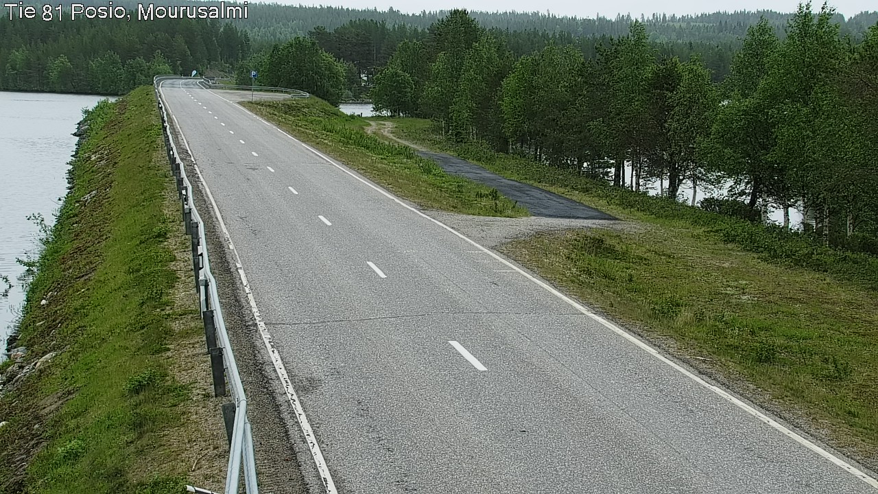 Kelikamerat Kuva Tie 81 Posio, Mourusalmi, Posio, Lappi
