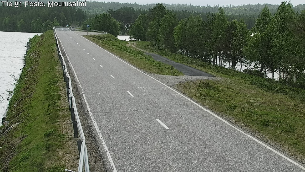 Kelikamerat Kuva Tie 81 Posio, Mourusalmi, Posio, Lappi
