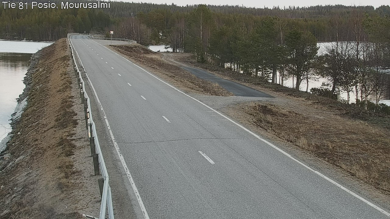Kelikamerat Kuva Tie 81 Posio, Mourusalmi, Posio, Lappi