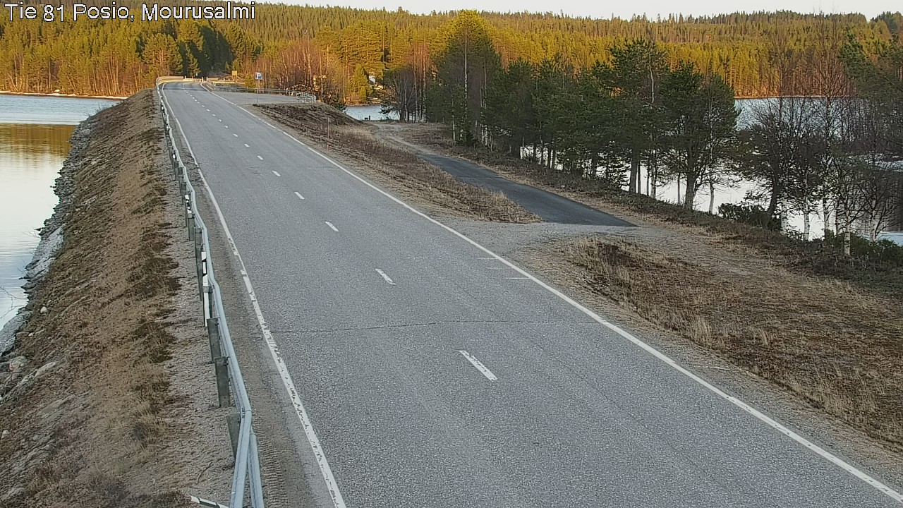 Kelikamerat Kuva Tie 81 Posio, Mourusalmi, Posio, Lappi