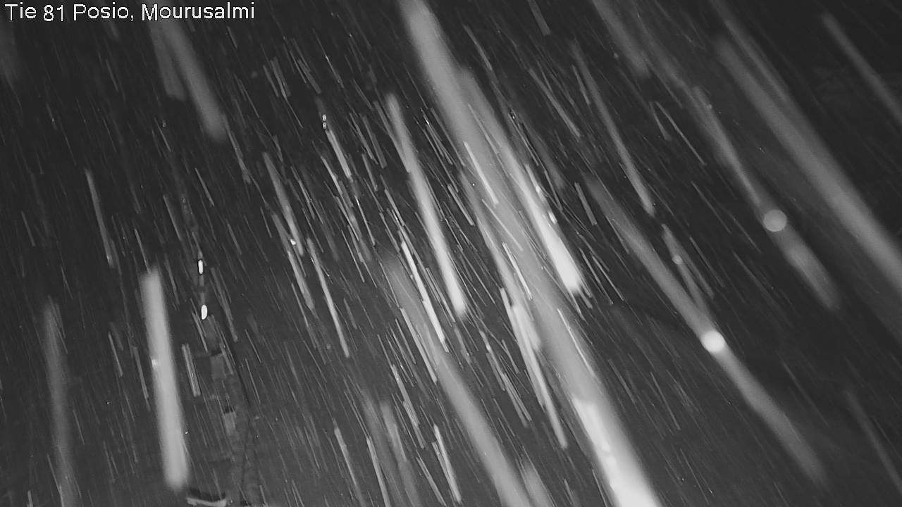 Weather Camera Image Väg 81 Posio, Mourusalmi, Posio, Lappi