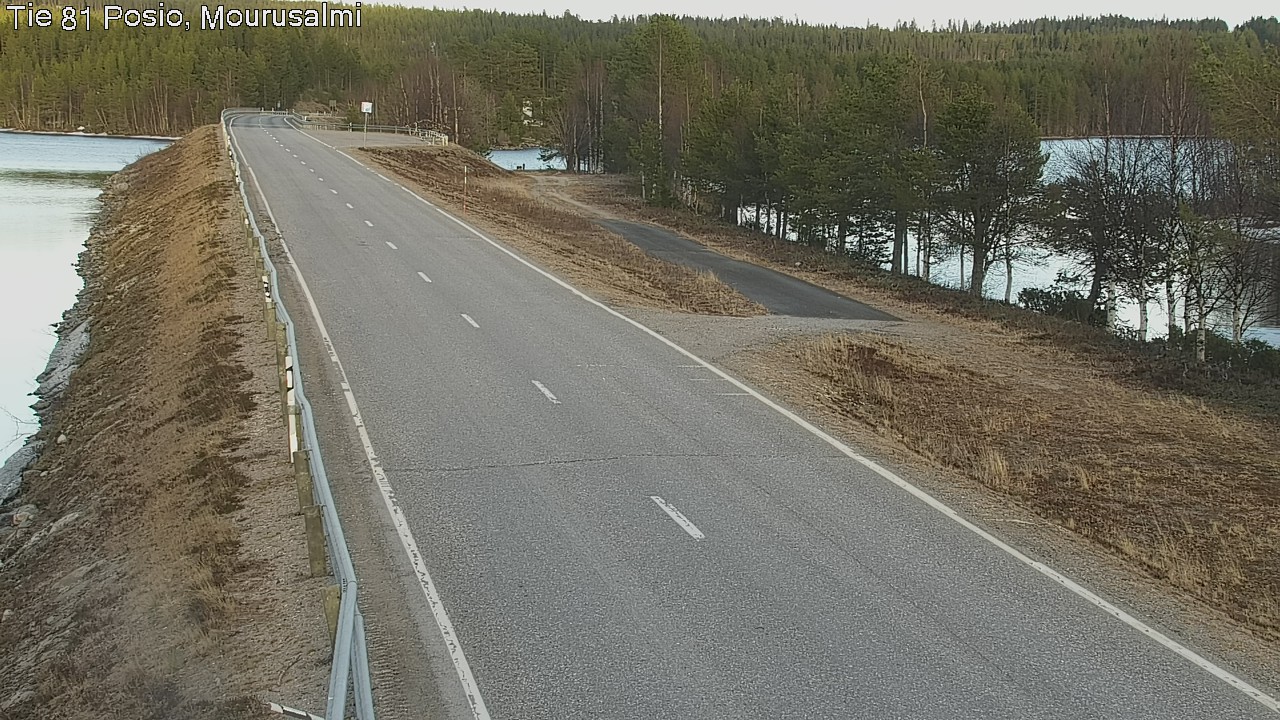 Kelikamerat Kuva Tie 81 Posio, Mourusalmi, Posio, Lappi