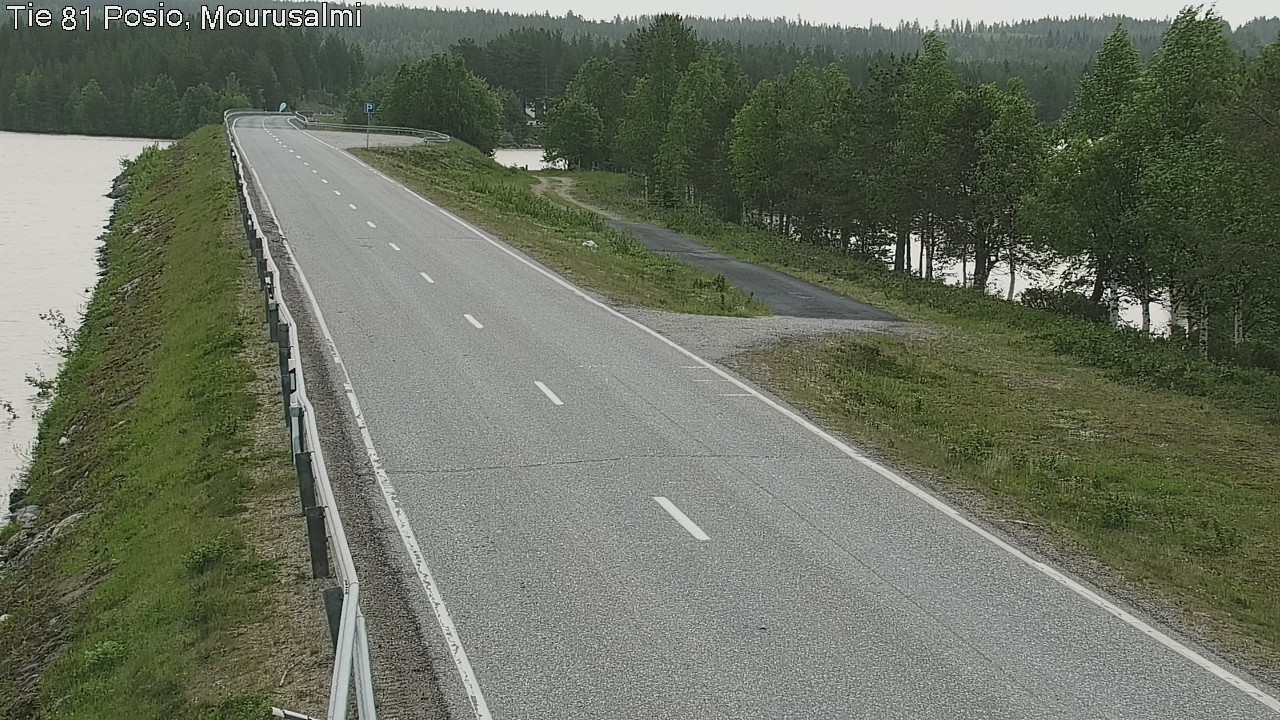 Kelikamerat Kuva Tie 81 Posio, Mourusalmi, Posio, Lappi