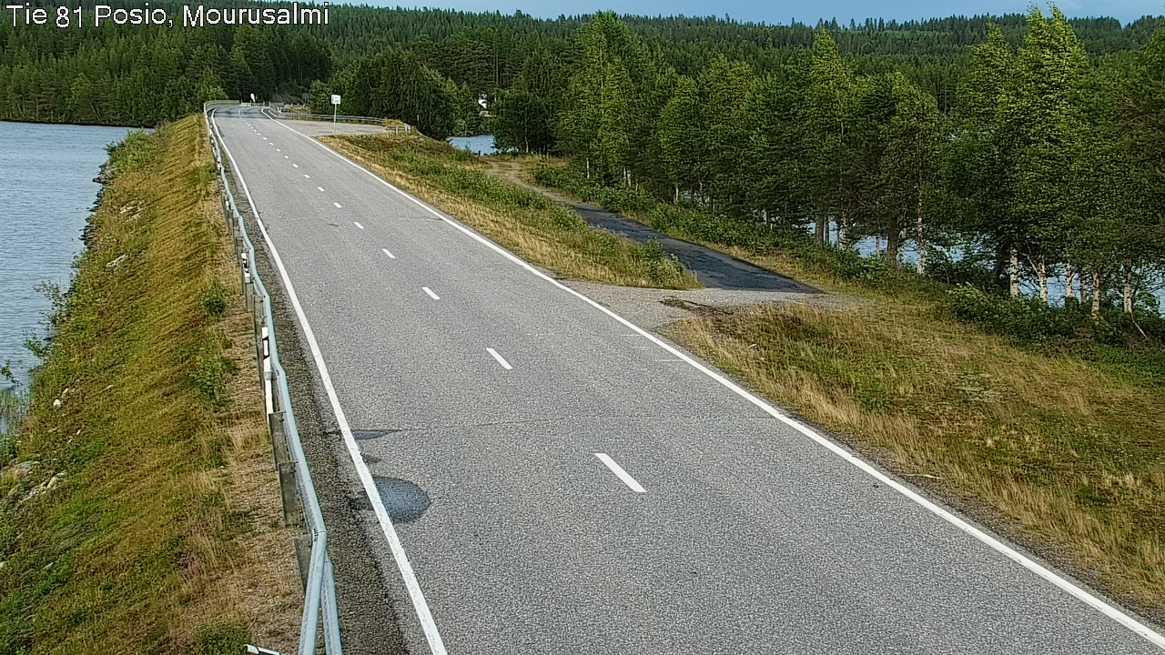 Kelikamerat Kuva Tie 81 Posio, Mourusalmi, Posio, Lappi