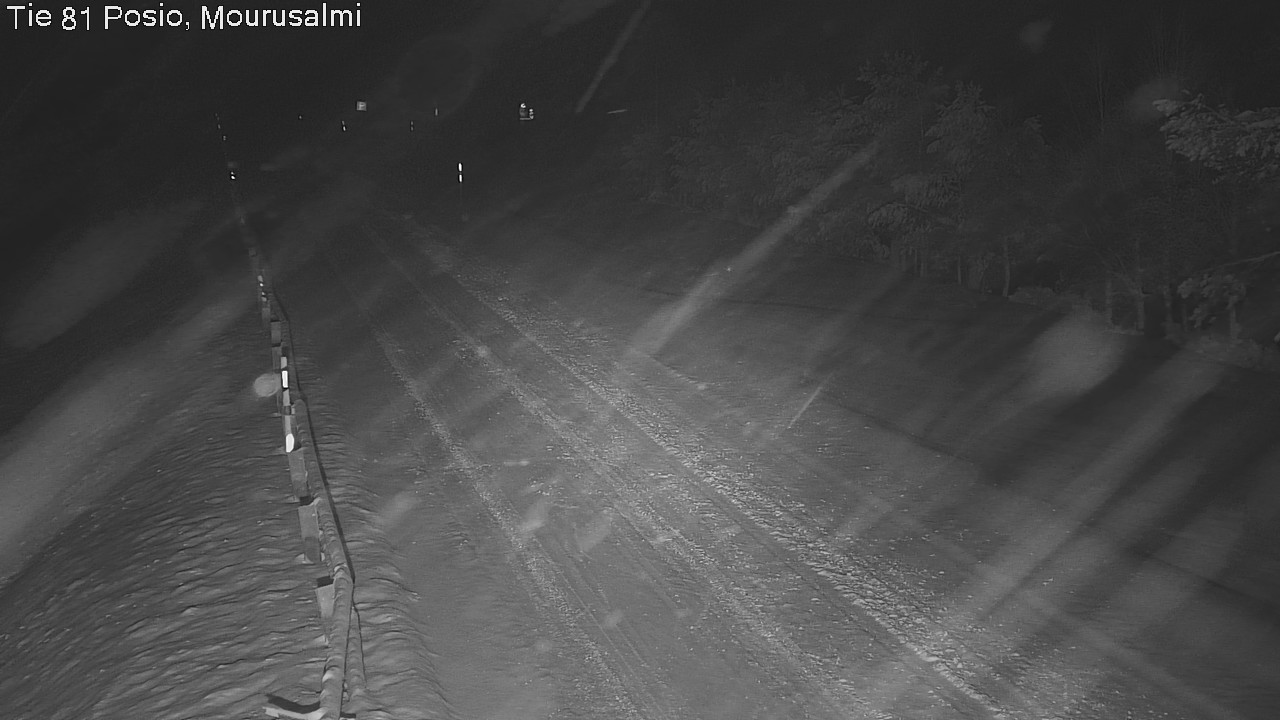Weather Camera Image Väg 81 Posio, Mourusalmi, Posio, Lappi