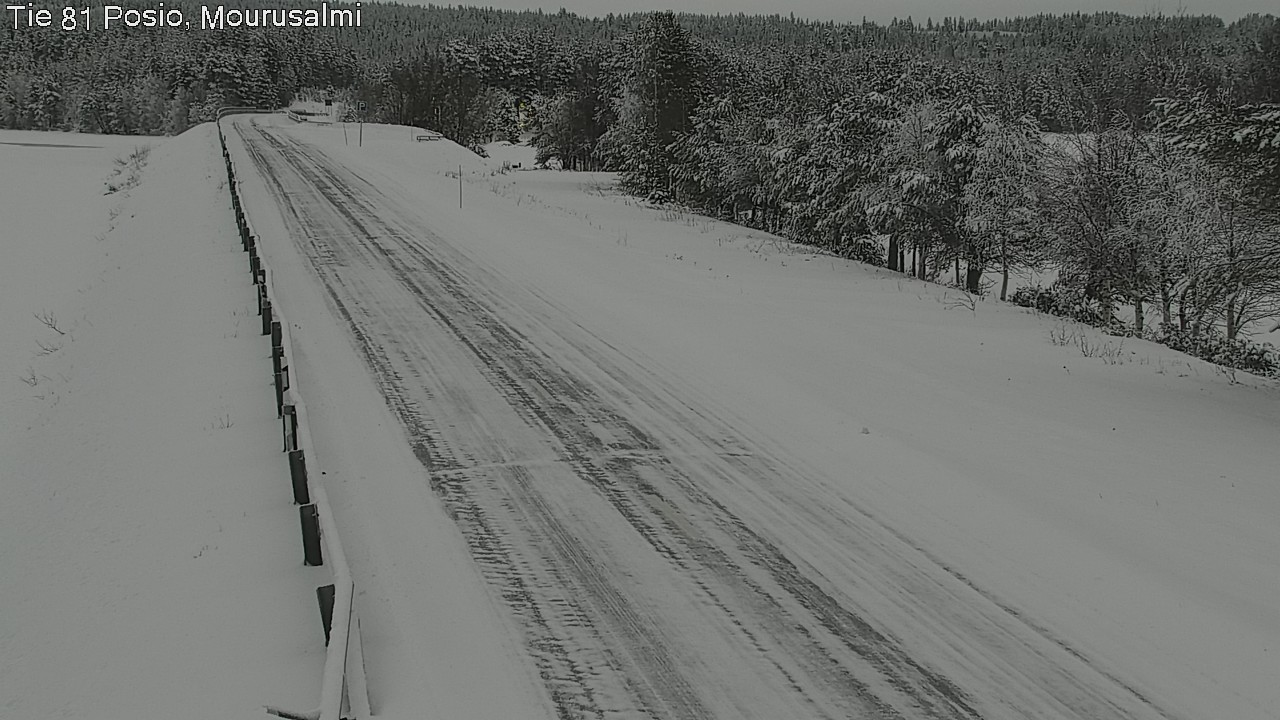 Kelikamerat Kuva Tie 81 Posio, Mourusalmi, Posio, Lappi
