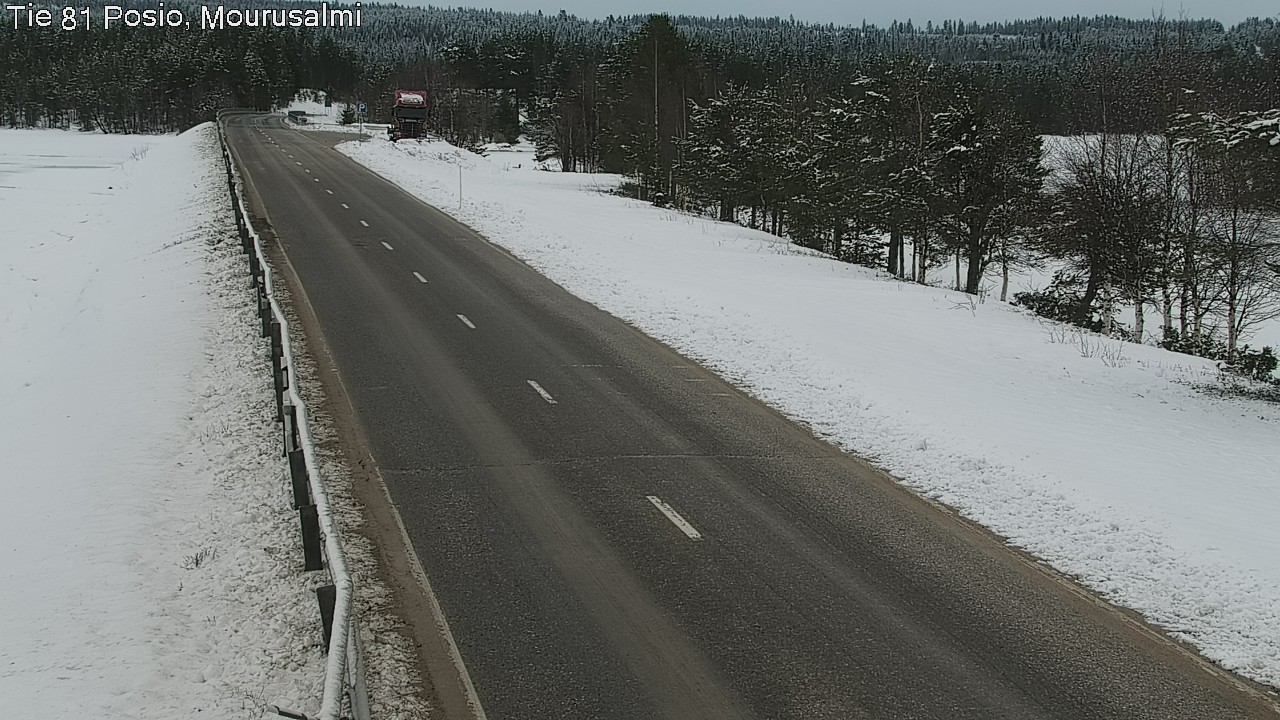 Kelikamerat Kuva Tie 81 Posio, Mourusalmi, Posio, Lappi