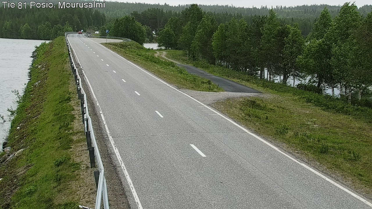 Kelikamerat Kuva Tie 81 Posio, Mourusalmi, Posio, Lappi