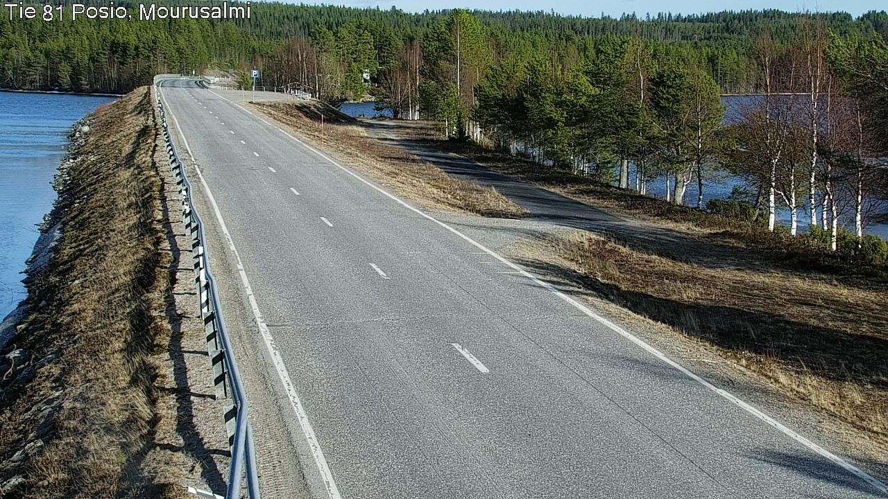 Kelikamerat Kuva Tie 81 Posio, Mourusalmi, Posio, Lappi