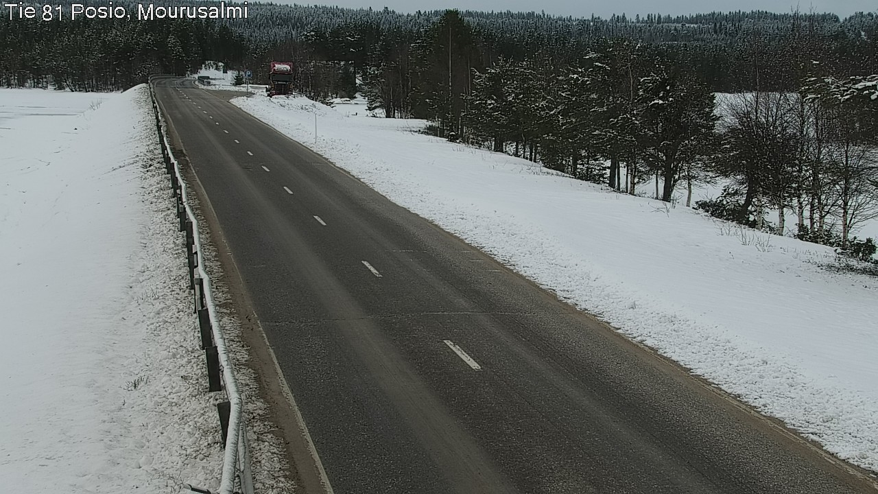 Kelikamerat Kuva Tie 81 Posio, Mourusalmi, Posio, Lappi