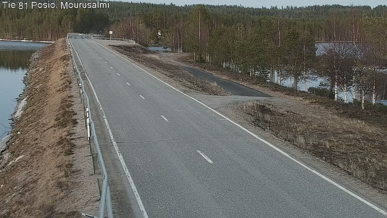 Kelikamerat Kuva Tie 81 Posio, Mourusalmi, Posio, Lappi