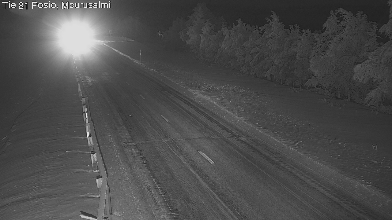 Kelikamerat Kuva Tie 81 Posio, Mourusalmi, Posio, Lappi