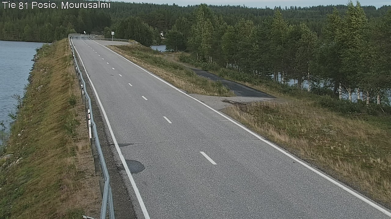 Kelikamerat Kuva Tie 81 Posio, Mourusalmi, Posio, Lappi