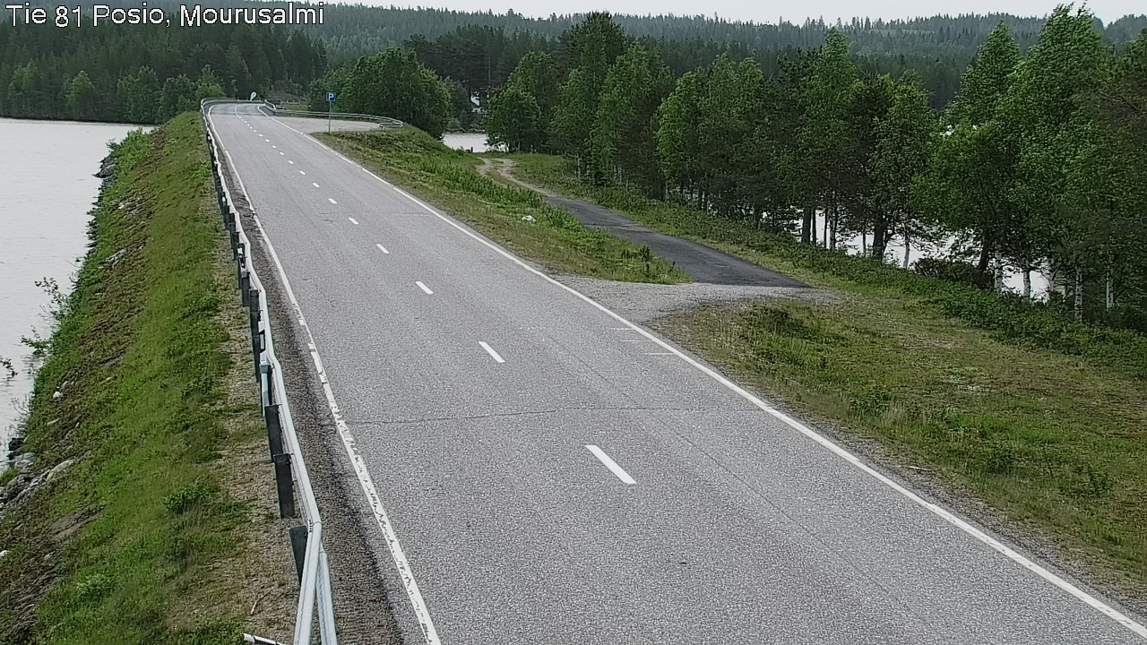 Kelikamerat Kuva Tie 81 Posio, Mourusalmi, Posio, Lappi