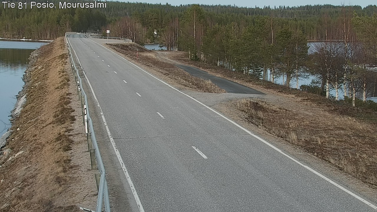 Kelikamerat Kuva Tie 81 Posio, Mourusalmi, Posio, Lappi