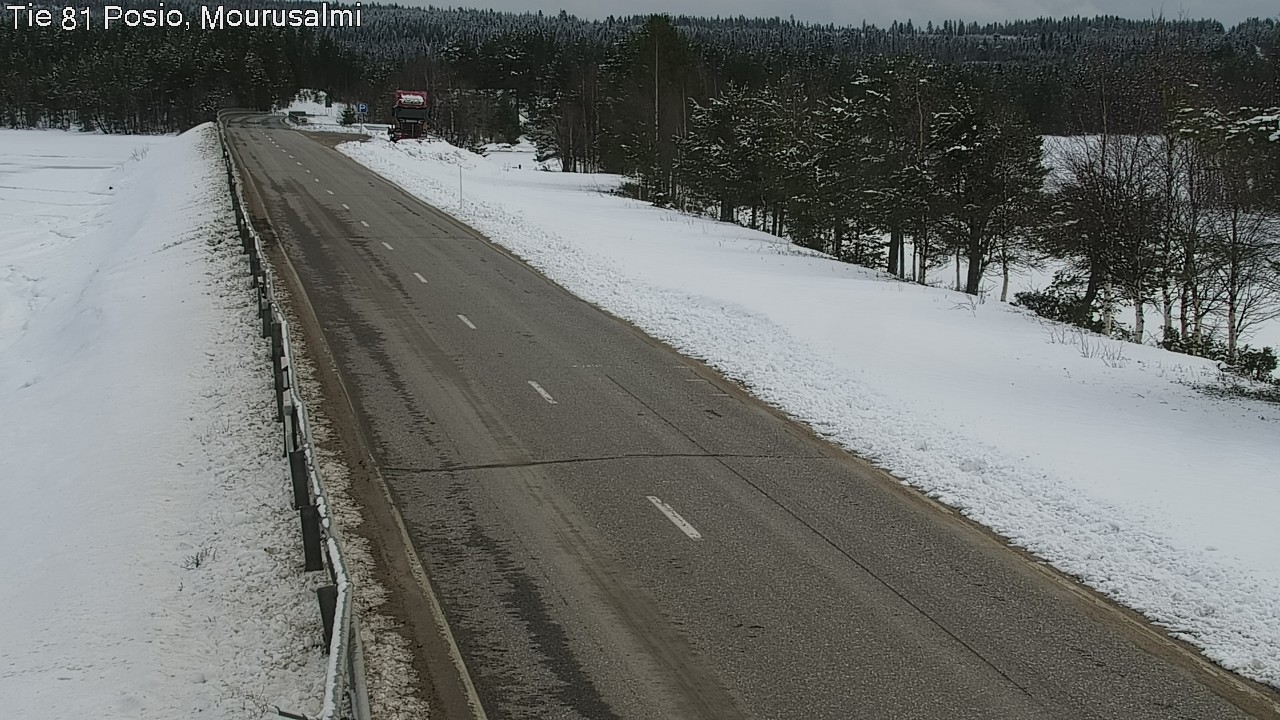 Weather Camera Image Road 81 Posio, Mourusalmi, Posio, Lappi