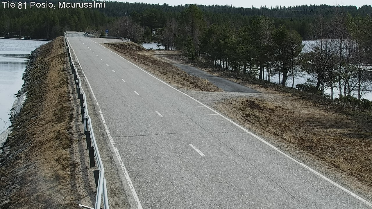 Kelikamerat Kuva Tie 81 Posio, Mourusalmi, Posio, Lappi