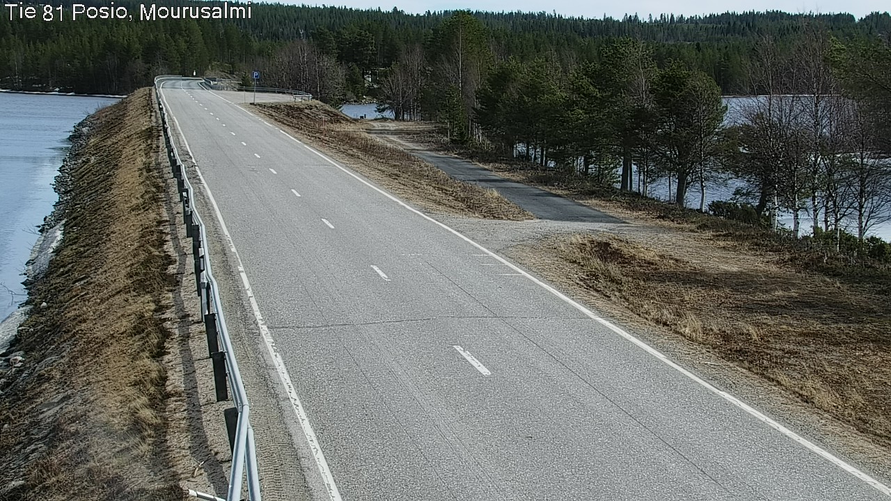 Kelikamerat Kuva Tie 81 Posio, Mourusalmi, Posio, Lappi