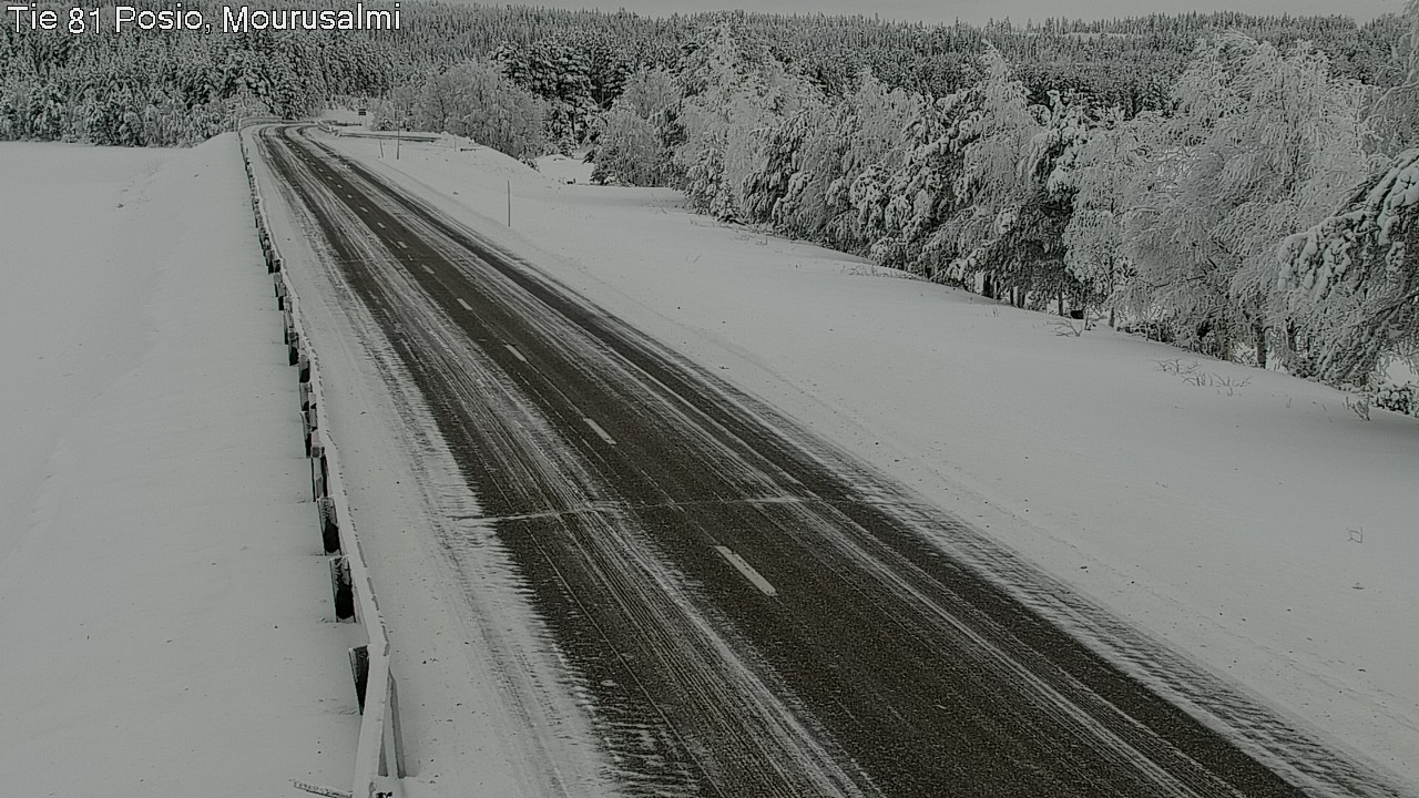 Kelikamerat Kuva Tie 81 Posio, Mourusalmi, Posio, Lappi