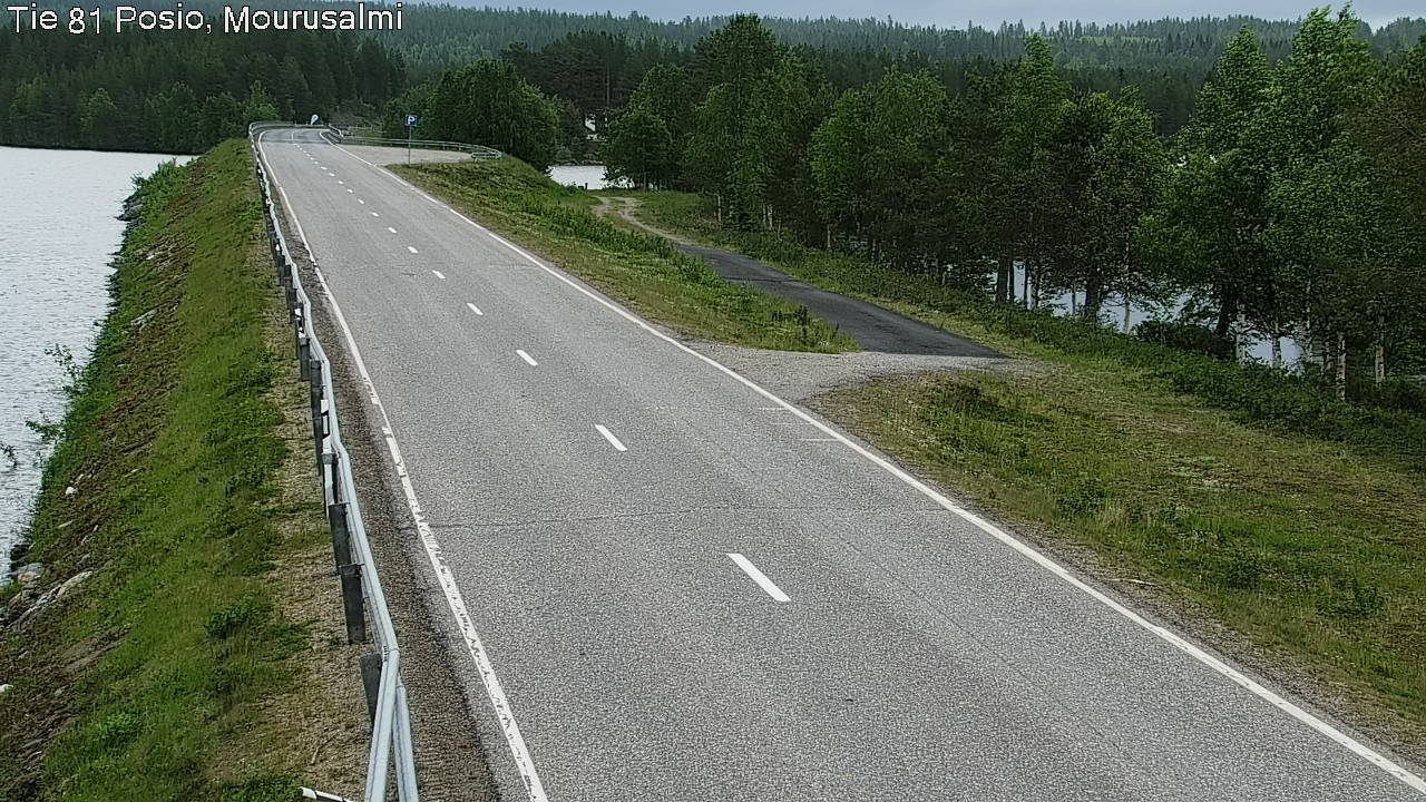Kelikamerat Kuva Tie 81 Posio, Mourusalmi, Posio, Lappi