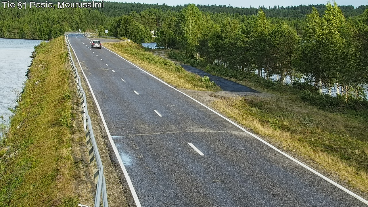 Kelikamerat Kuva Tie 81 Posio, Mourusalmi, Posio, Lappi