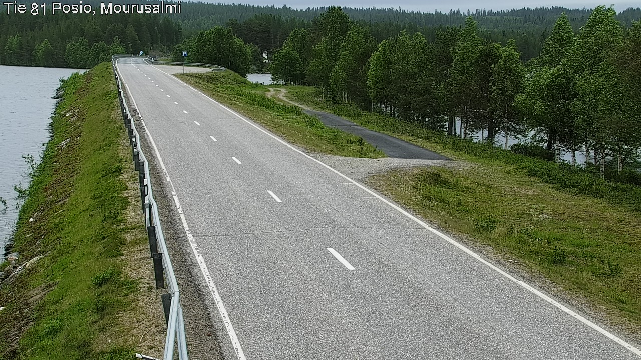 Weather Camera Image Road 81 Posio, Mourusalmi, Posio, Lappi