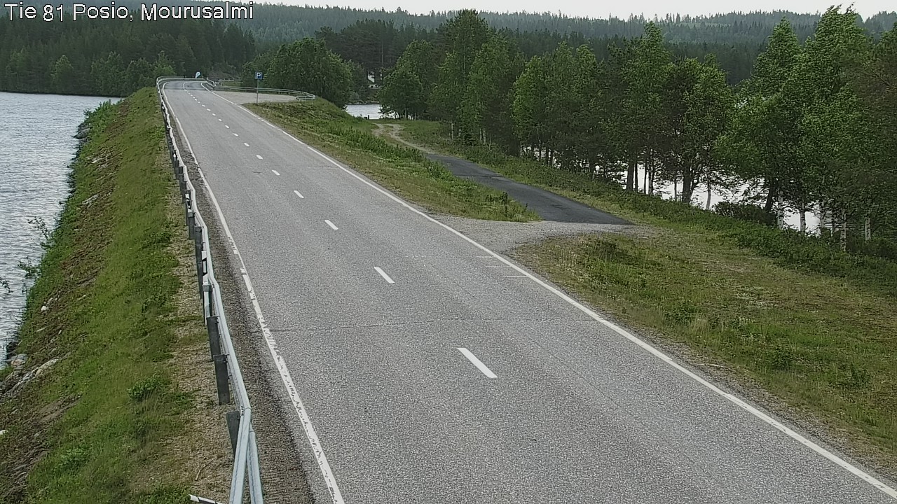Kelikamerat Kuva Tie 81 Posio, Mourusalmi, Posio, Lappi